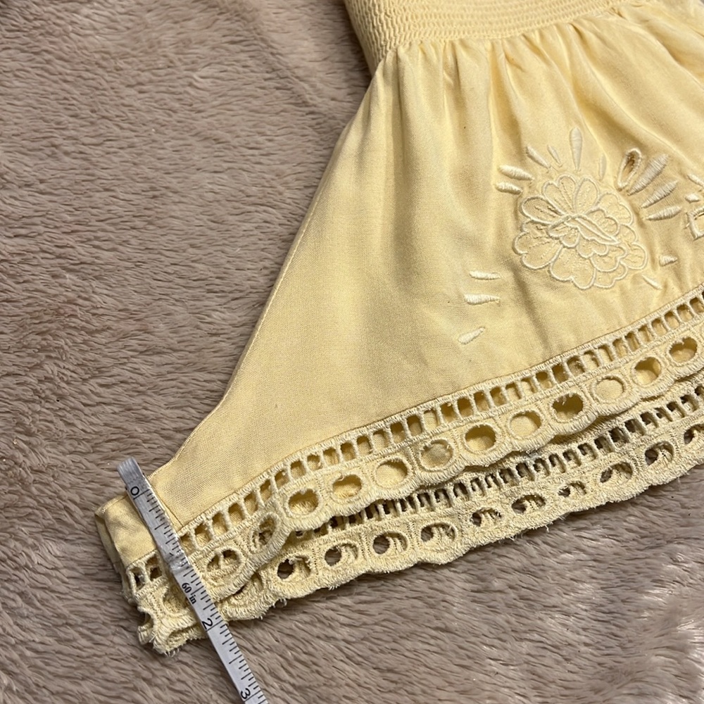 BILLABONG Summer Skies Yellow Embroidered Shorts - Picture 12 of 12